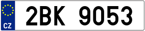 Truck License Plate